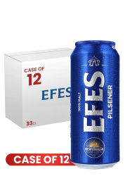 Efes Pilsner Can 50 CL X 12 Case